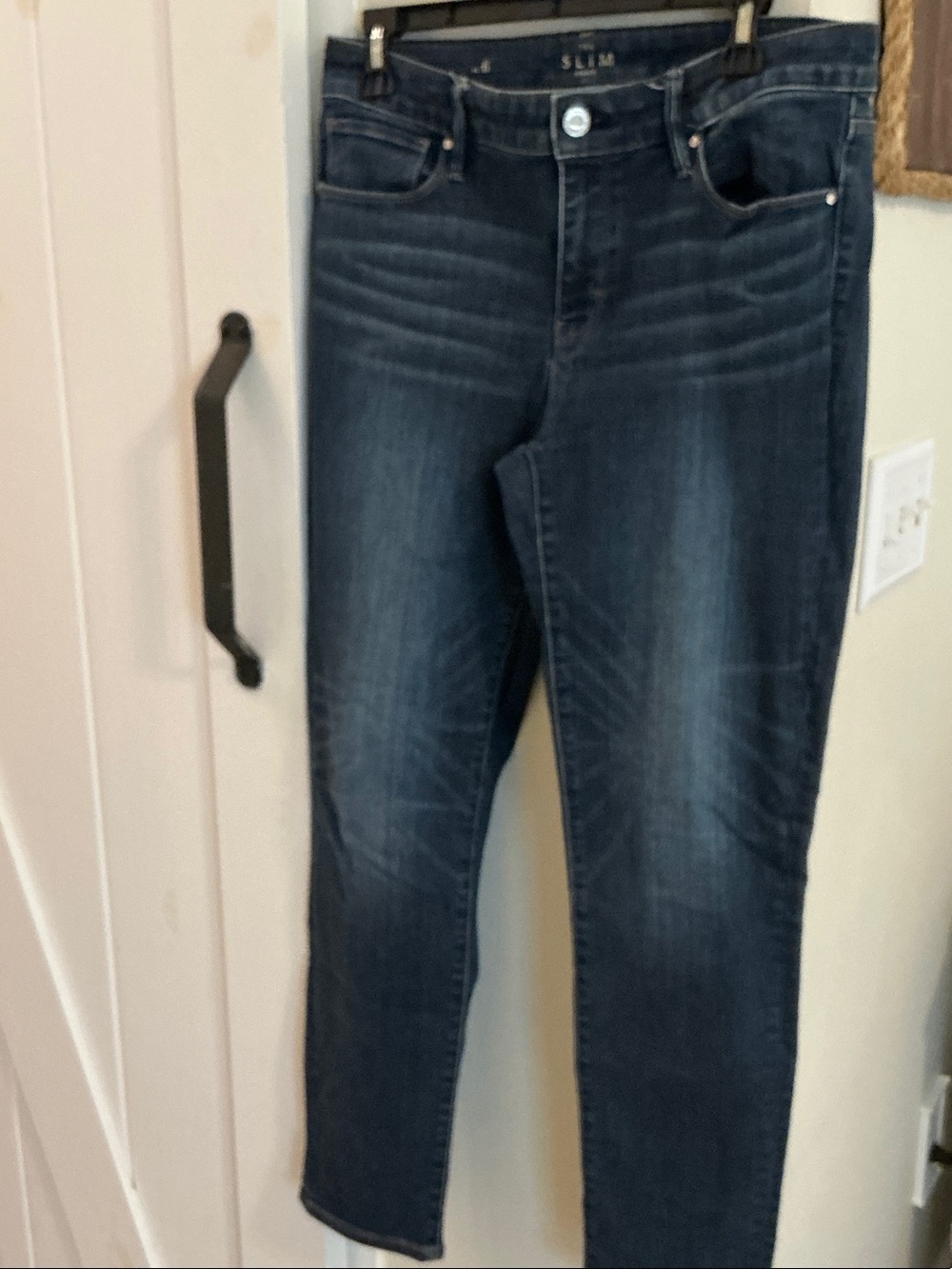 White House Black Market Dark Indigo Skinny Jeans